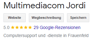 Google Rezensionen Multimediacom Jordi